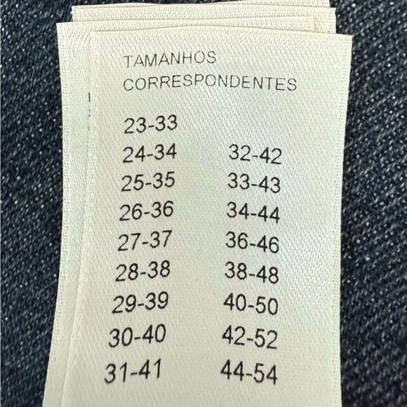 7 For All Mankind The Straight Classic Dark Blue Jeans Los Angeles Men’s Size 30 - Picture 12 of 15